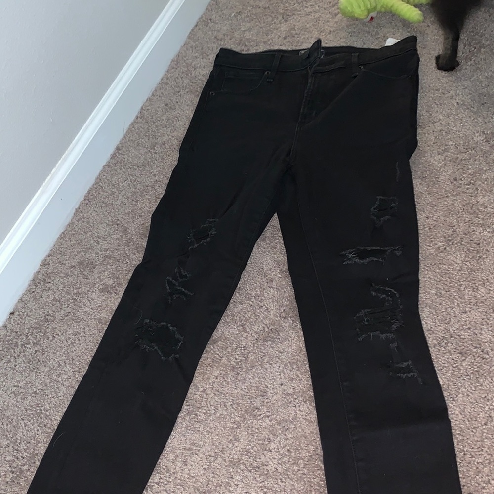 Abercrombie and Fitch high rise ankle Jeans